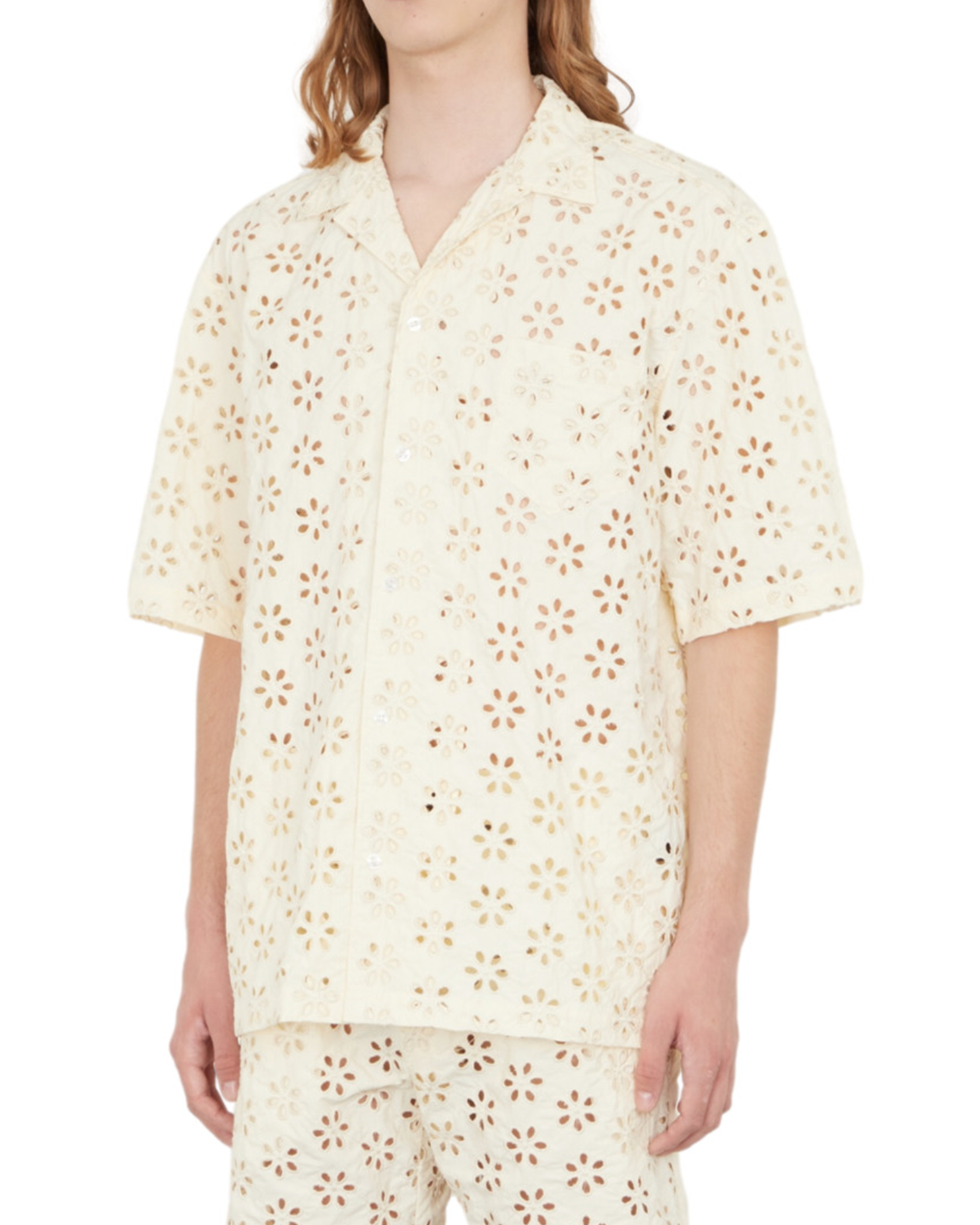 FLOWER EMBROIDERY SHIRT
